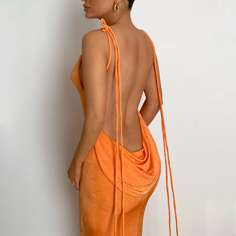 Amore | Rugloze Maxi jurk
