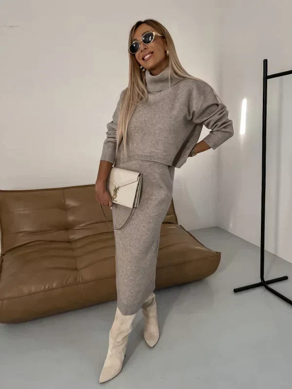 Luxe en Comfortabele gebreide set I OLA - Vanista