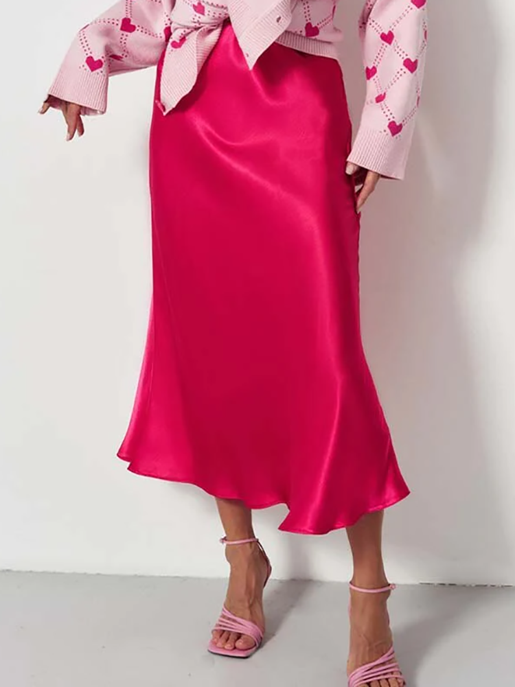 Olga | Satijnen Rok - Tijdloze elegantie en ultiem comfort