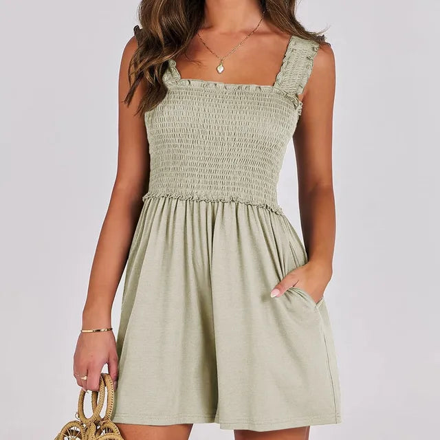 Sandra| Comfortabele Boho Playsuit voor Zomer - Vanista