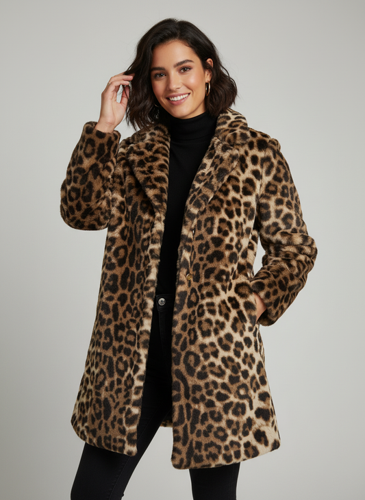 Vanista Leopard patroon Jas