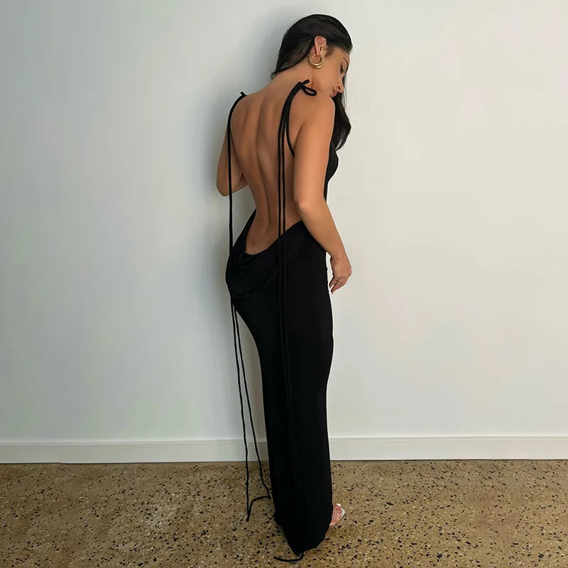 Amore | Rugloze Maxi jurk