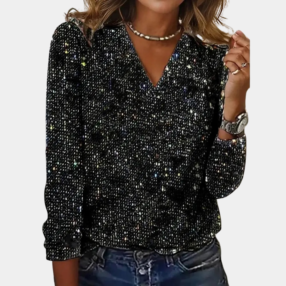 Annie | Chique glitter blouse