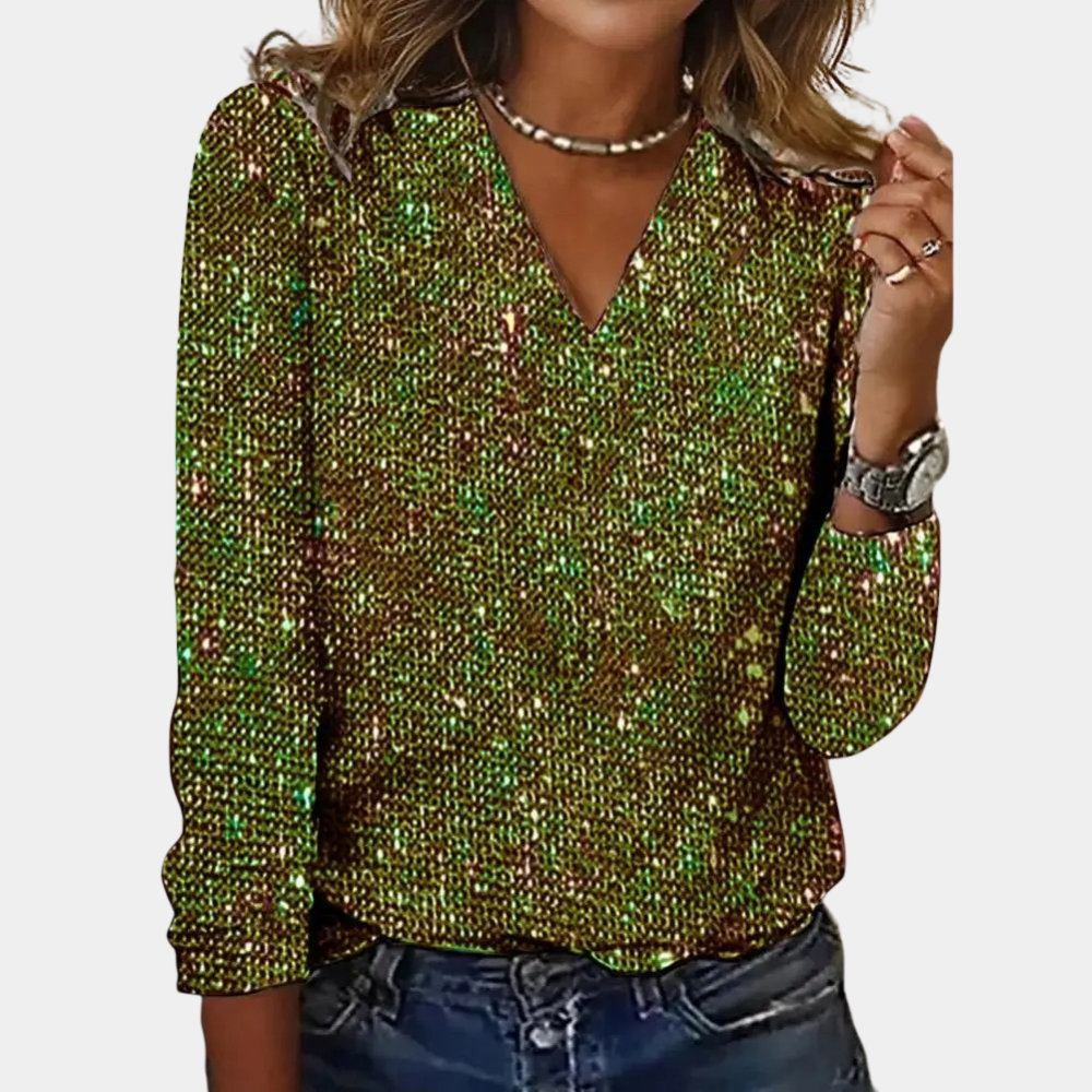 Annie | Chique glitter blouse
