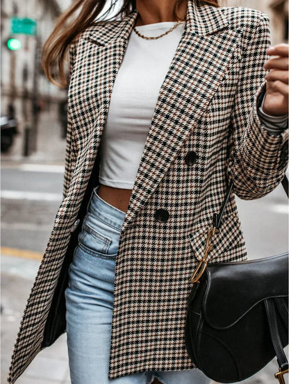 Trendy  Blazer met  ruitjes