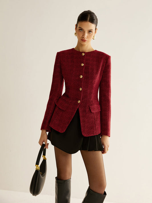Chic Blazer — warm, regular fit met zakken | Vanista - Vanista