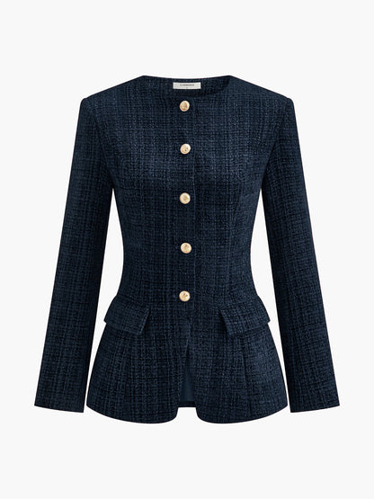 Chic Blazer — warm, regular fit met zakken | Vanista - Vanista
