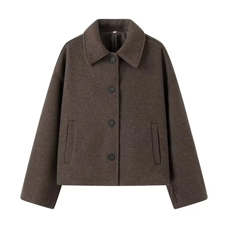 Cropped jas — chic, rechte fit | Vanista - Vanista