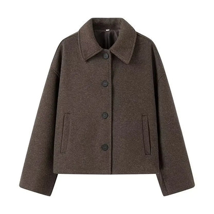 Cropped jas — chic, rechte fit | Vanista - Vanista