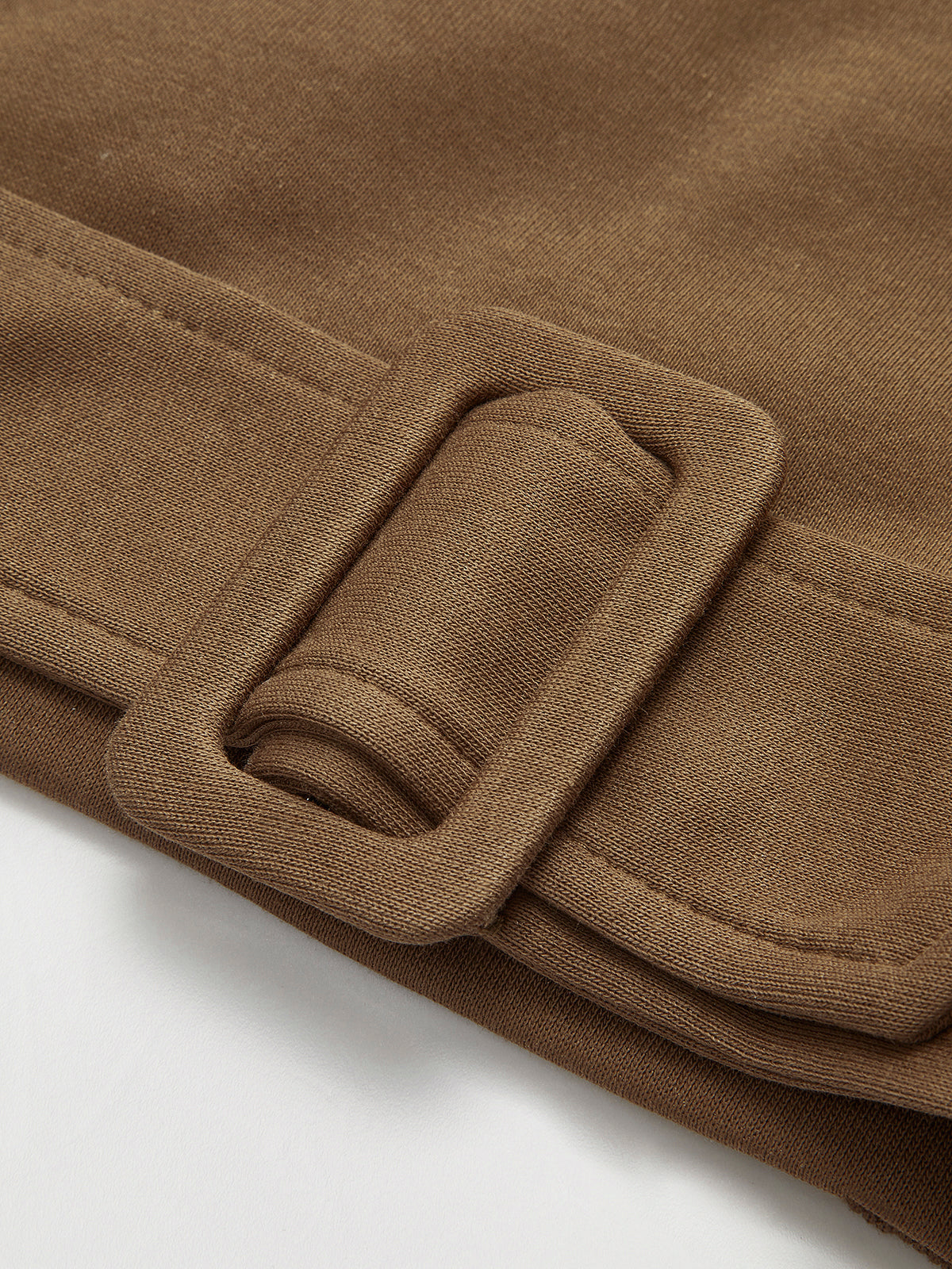 Cropped sweatshirt met vaste riem| Vanista - Vanista