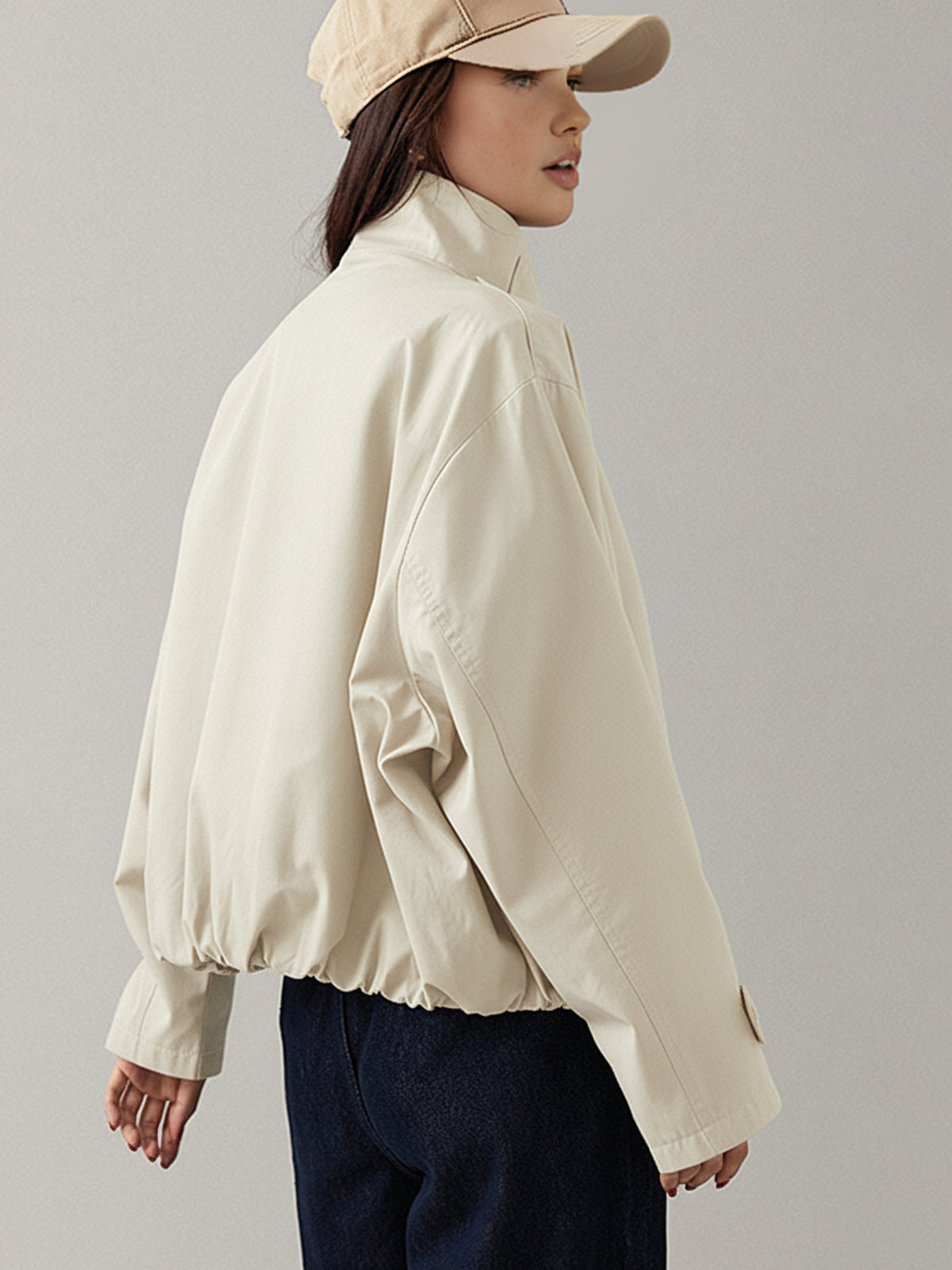 Dames coat — recht silhouet, regular lengte | Vanista - Vanista