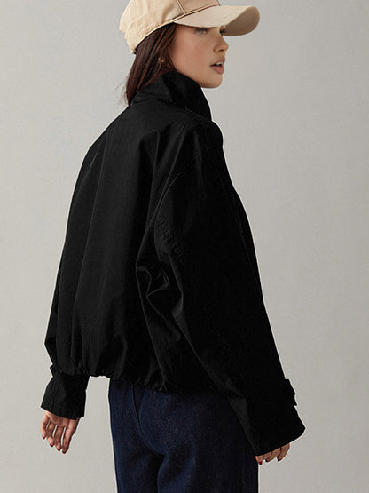Dames coat — recht silhouet, regular lengte | Vanista - Vanista
