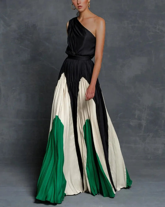 Elany | Elegante Maxi Strapless Jurk met Blote  Schouder