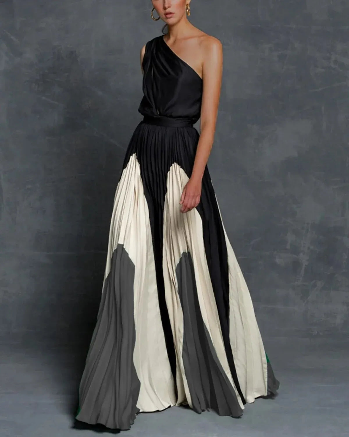 Elany | Elegante Maxi Strapless Jurk met Blote  Schouder