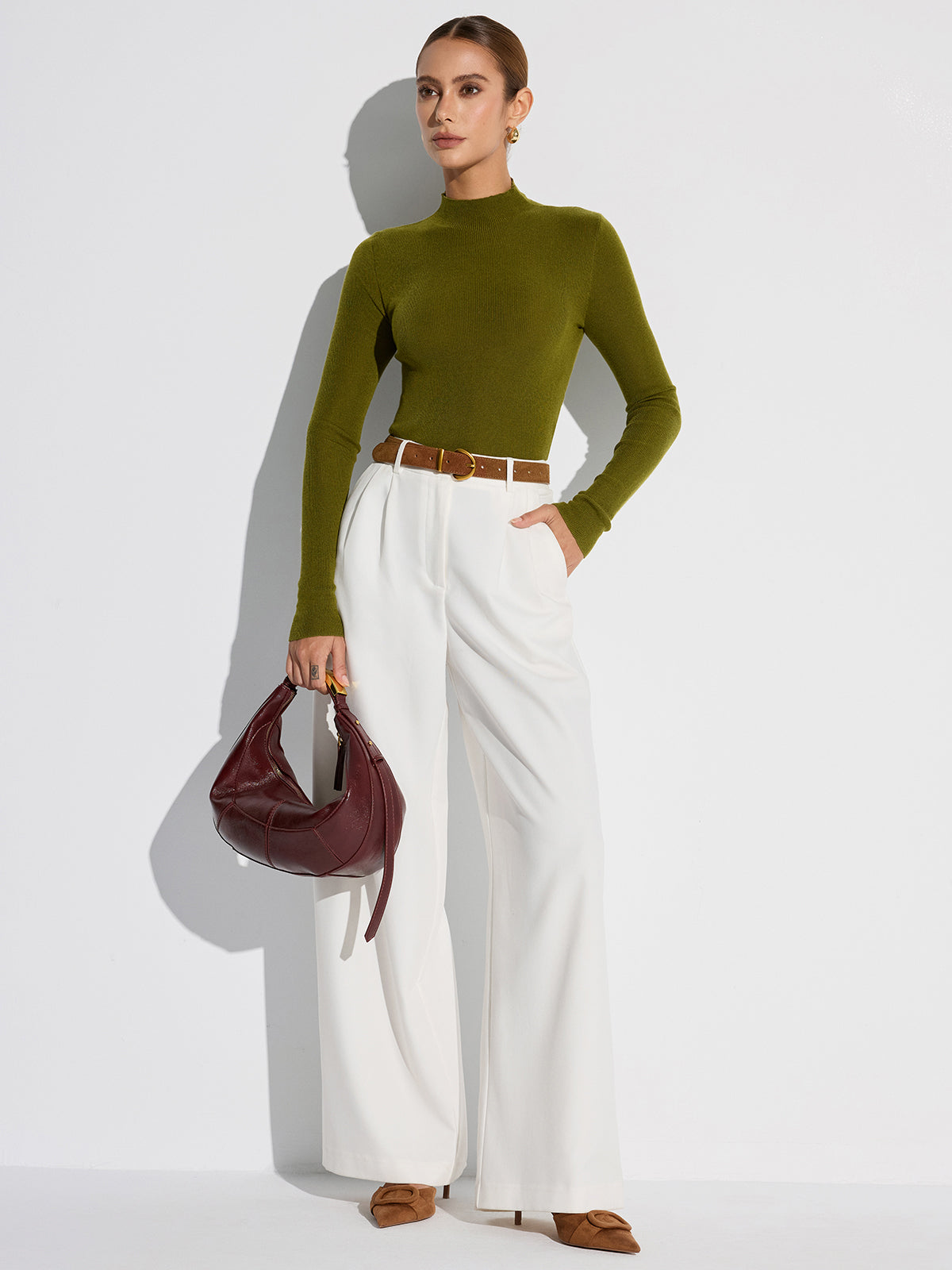 Slim fit top — hoge stretch | Vanista - Vanista