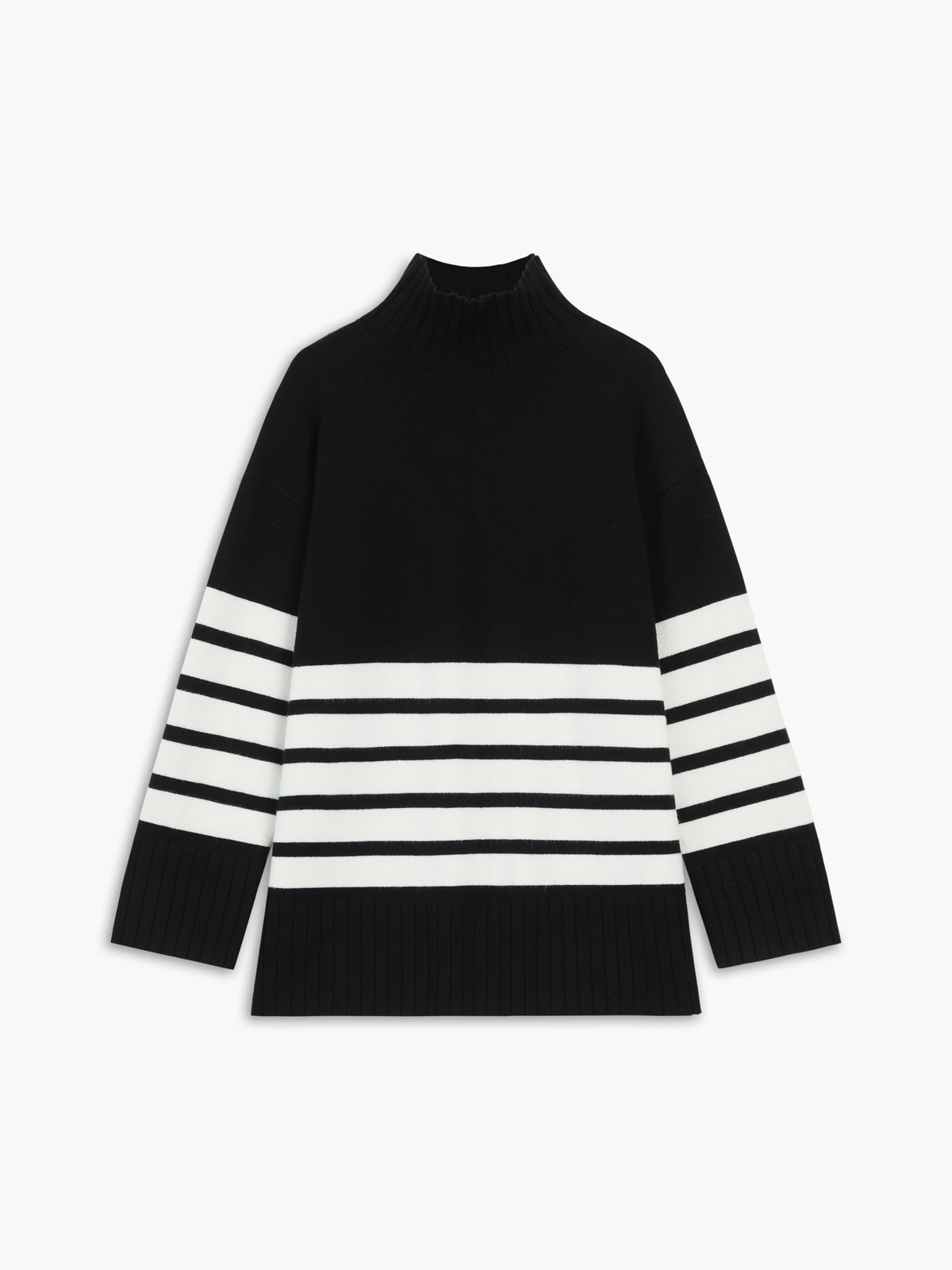 Gebreide strepen trui — comfortabel & chic | Vanista - Vanista