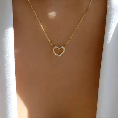 Elegante Hartvormige ketting I Valentina - Vanista