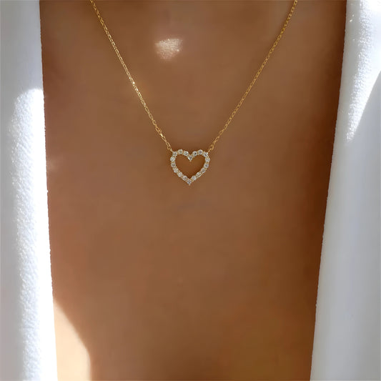 Elegante Hartvormige ketting I Valentina - Vanista