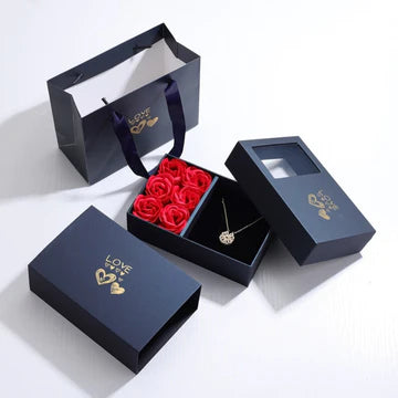 Hart en Klavertje Ketting - Boost je liefde en geluk