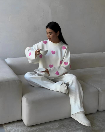 Lily | Hartjes Oversized trui