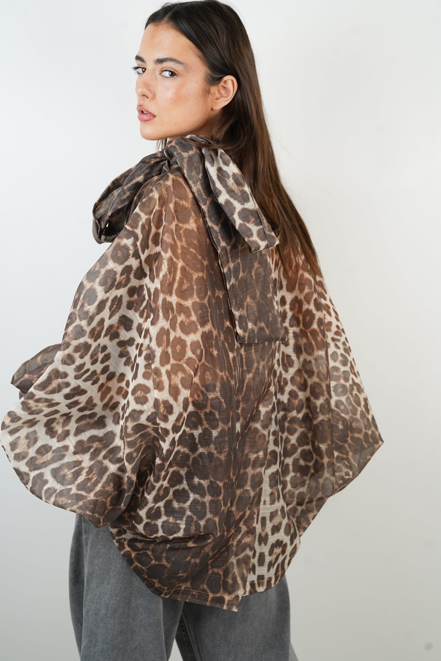 Louise | Blouse met Luipaard print