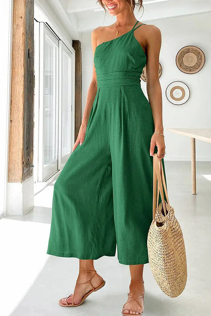 Melanie - Stijlvol en Comform Jumpsuit Shoulder-Off