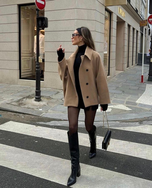 Nona | Chique wollen jas