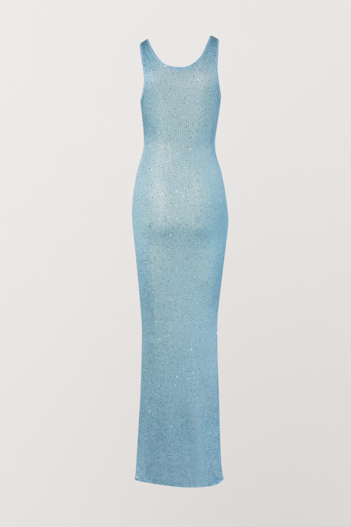 Nina | Blauwe Maxi jurk met glitter