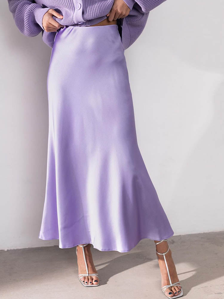 Olga | Satijnen Rok - Tijdloze elegantie en ultiem comfort