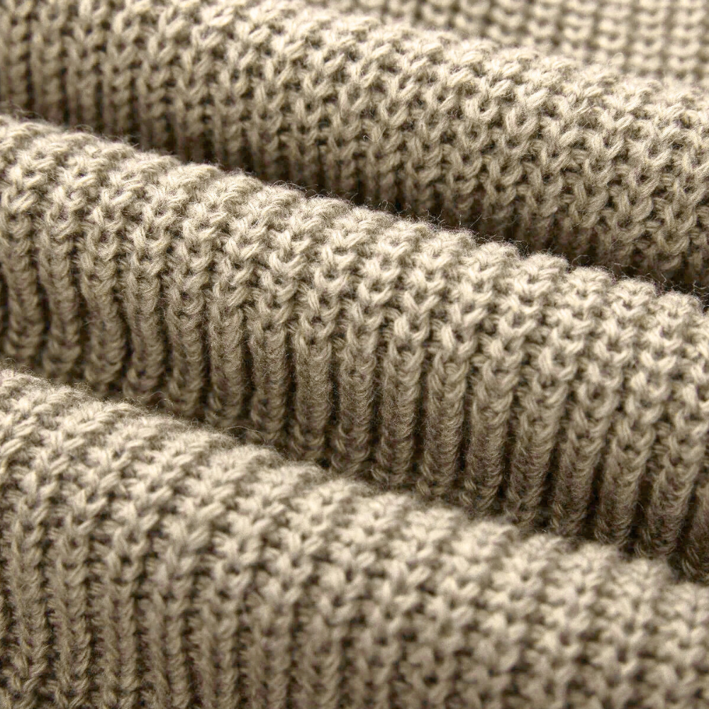 Gebreide Poncho met kolkraag voor Herfst I Vana - Vanista