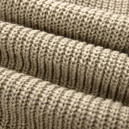 Gebreide Poncho met kolkraag voor Herfst I Vana - Vanista