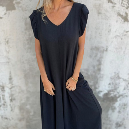 Sarah | Flatterende jurk met Luipaard print
