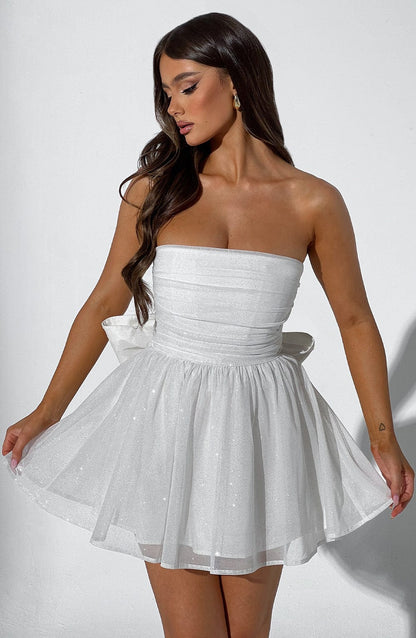 Veerle | Glamoureuze Paillettenjurk Strapless