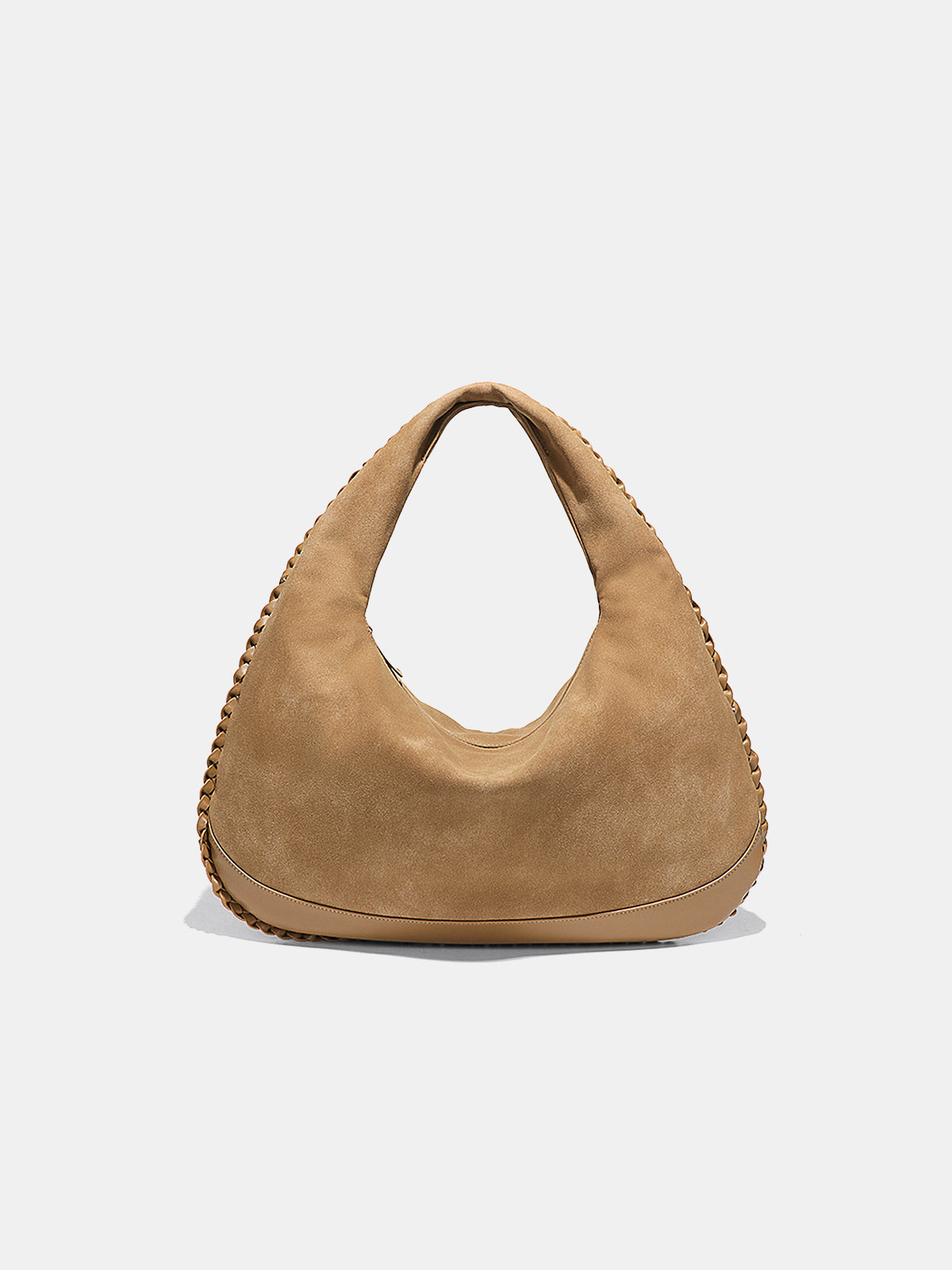 Casual Suede Handtas Beige I Vanista - Vanista