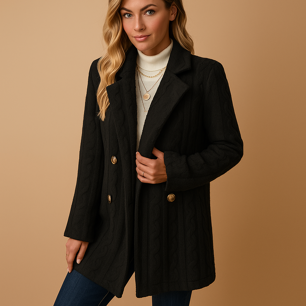 Warme winterjas voor dames, elegant-Vanista