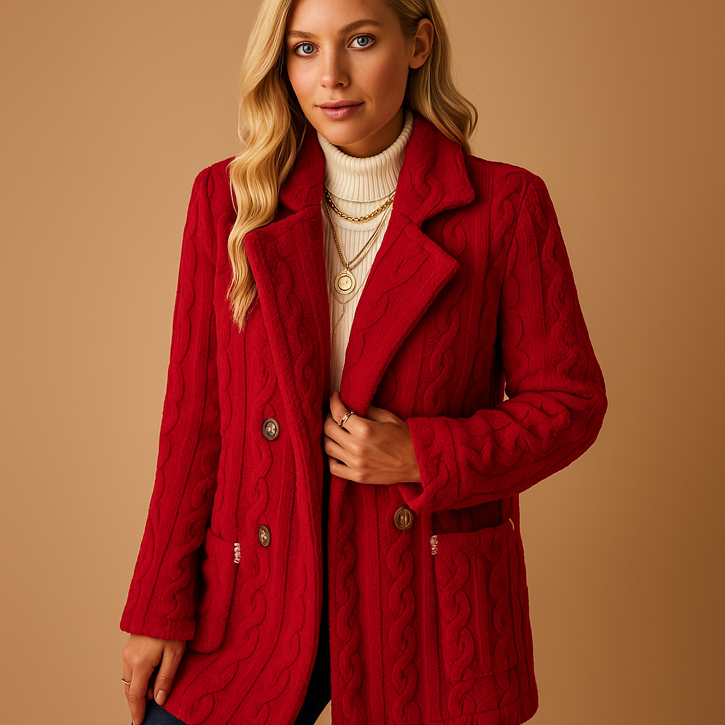 Warme winterjas voor dames, elegant-Vanista
