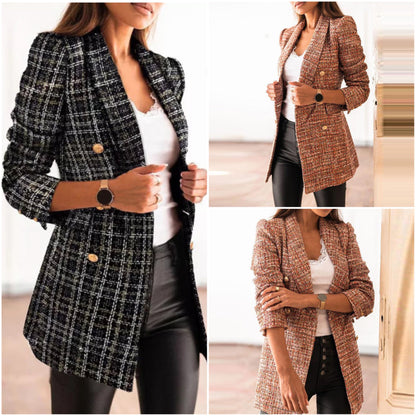 Leona | Stijlvolle lange blazer