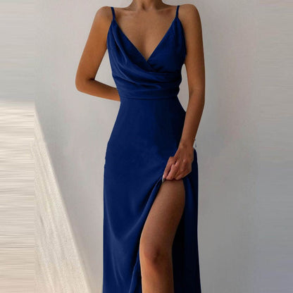 Eliona | Slingerjurk met V-hals - Zomerse elegantie