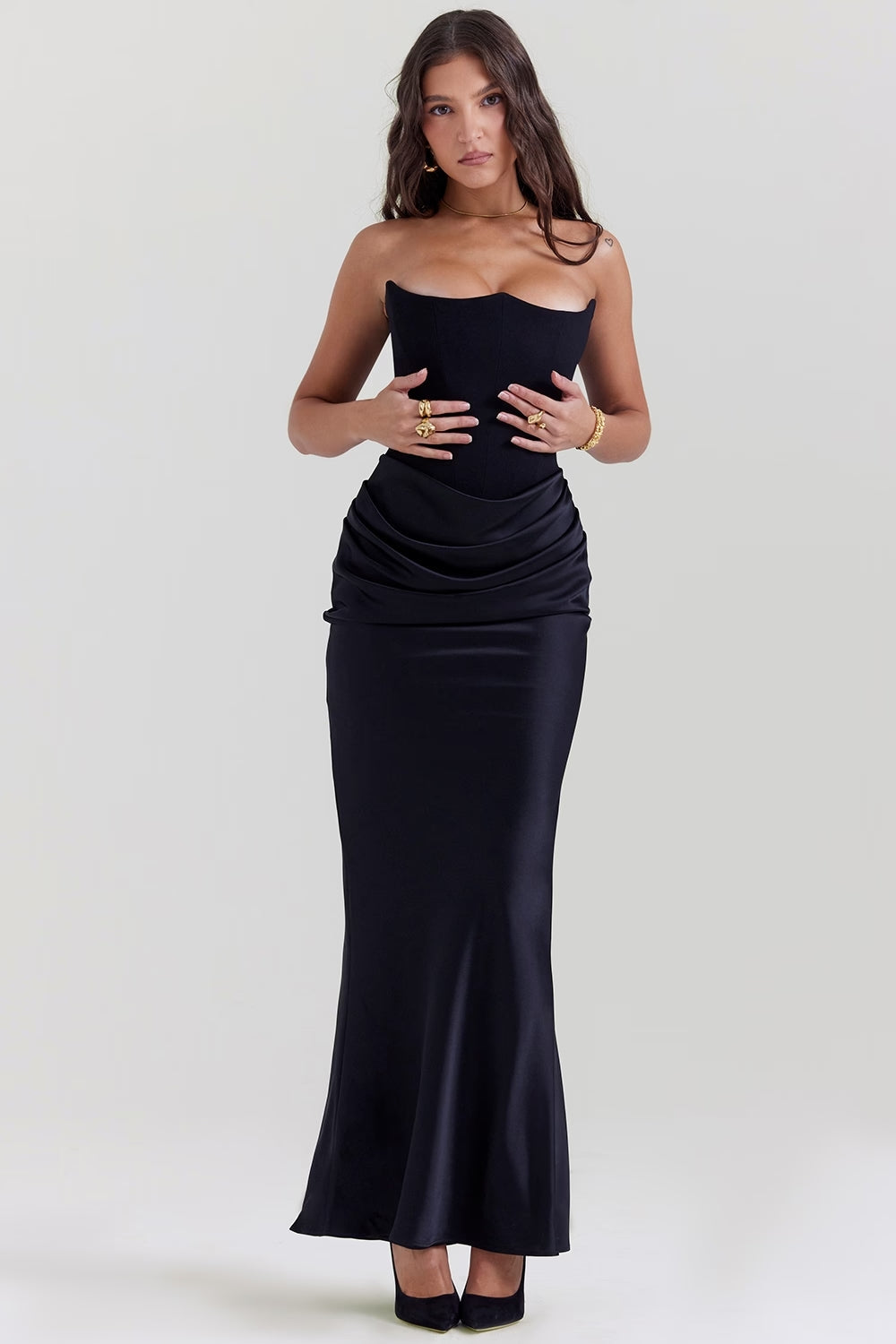 Elegante jurk I Verschillende kleuren - Vanista