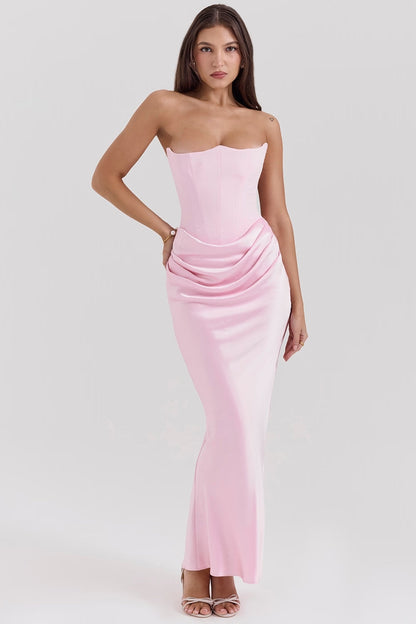 Elegante jurk I Verschillende kleuren - Vanista