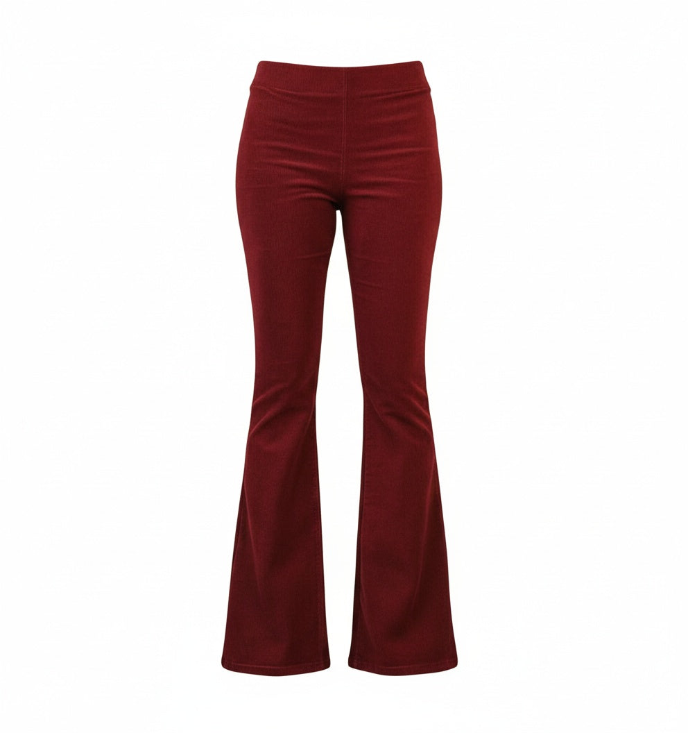 Bordeaux Broek– Vintage Stijl & Comfortabel I Vanista