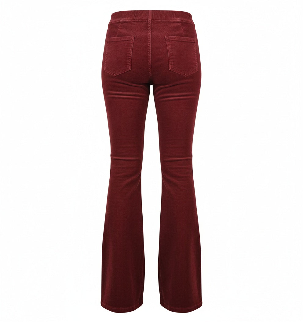 Bordeaux Broek– Vintage Stijl & Comfortabel I Vanista