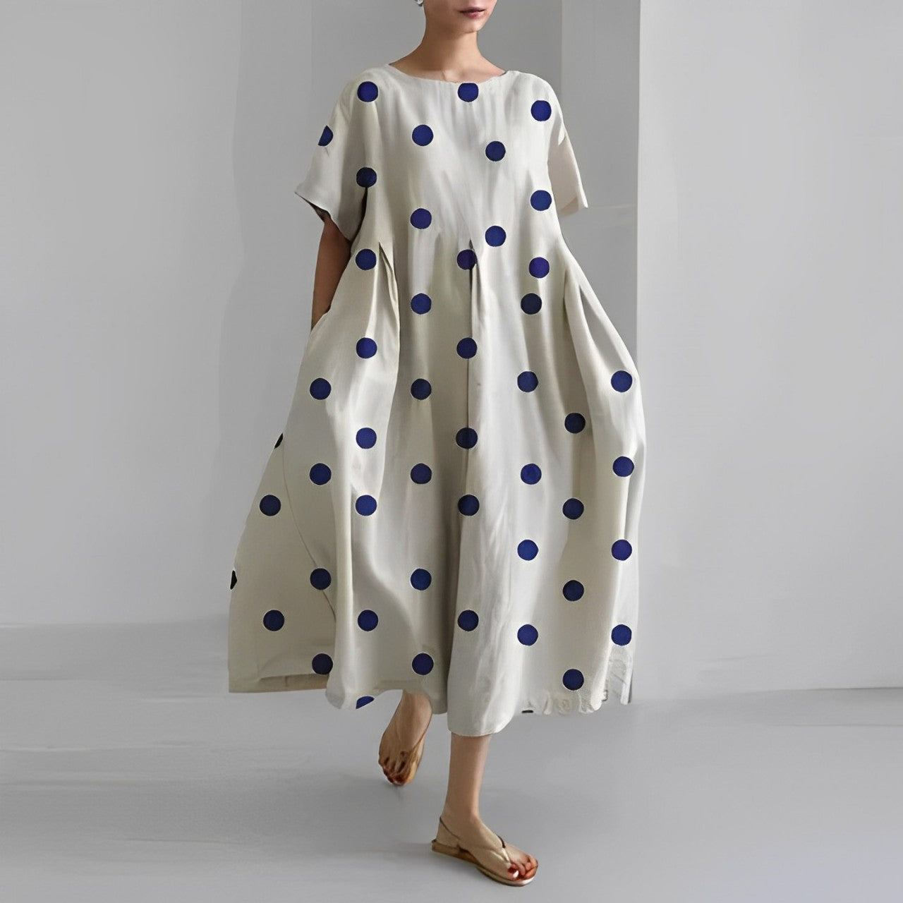 Fleur| Kleurrijke Losse Jurk met Print
