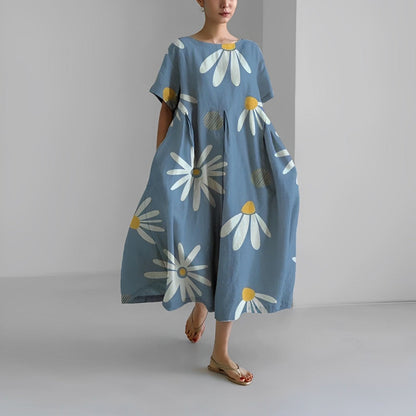 Fleur| Kleurrijke Losse Jurk met Print