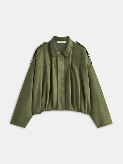  on-trend Suède Zip-Up Jas van Vanista