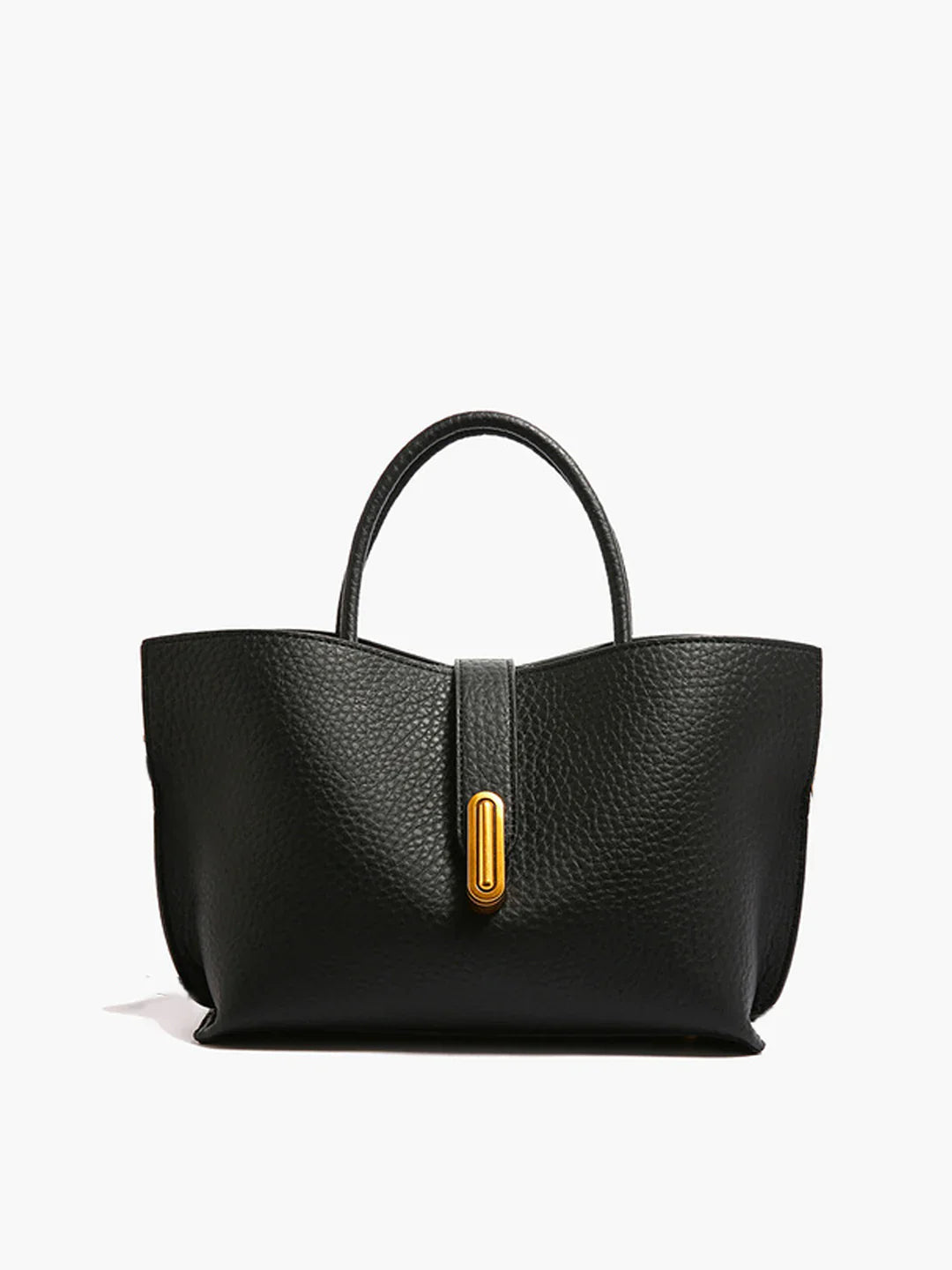 Minimalistische dames tas met stevig handvat en schouderriem, compact en elegant — Vanista
