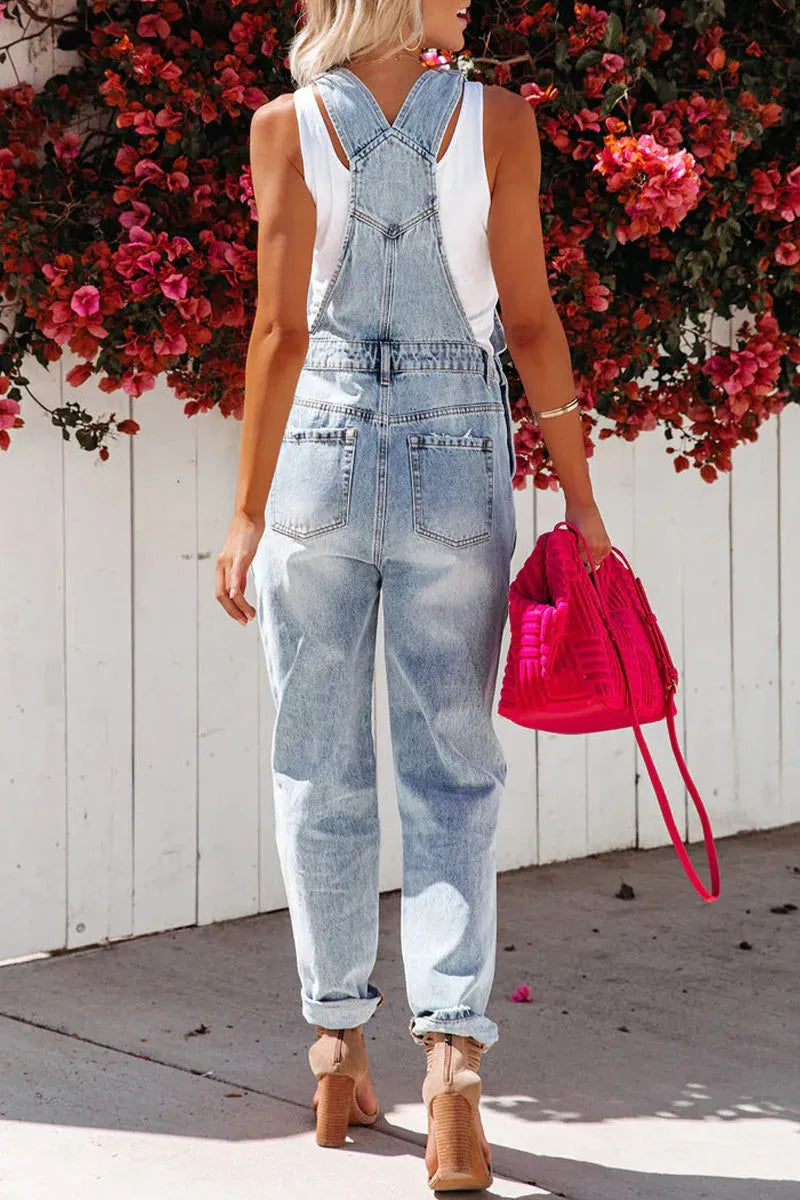 Zana - stijlvolle denim jumpsuit voor dames